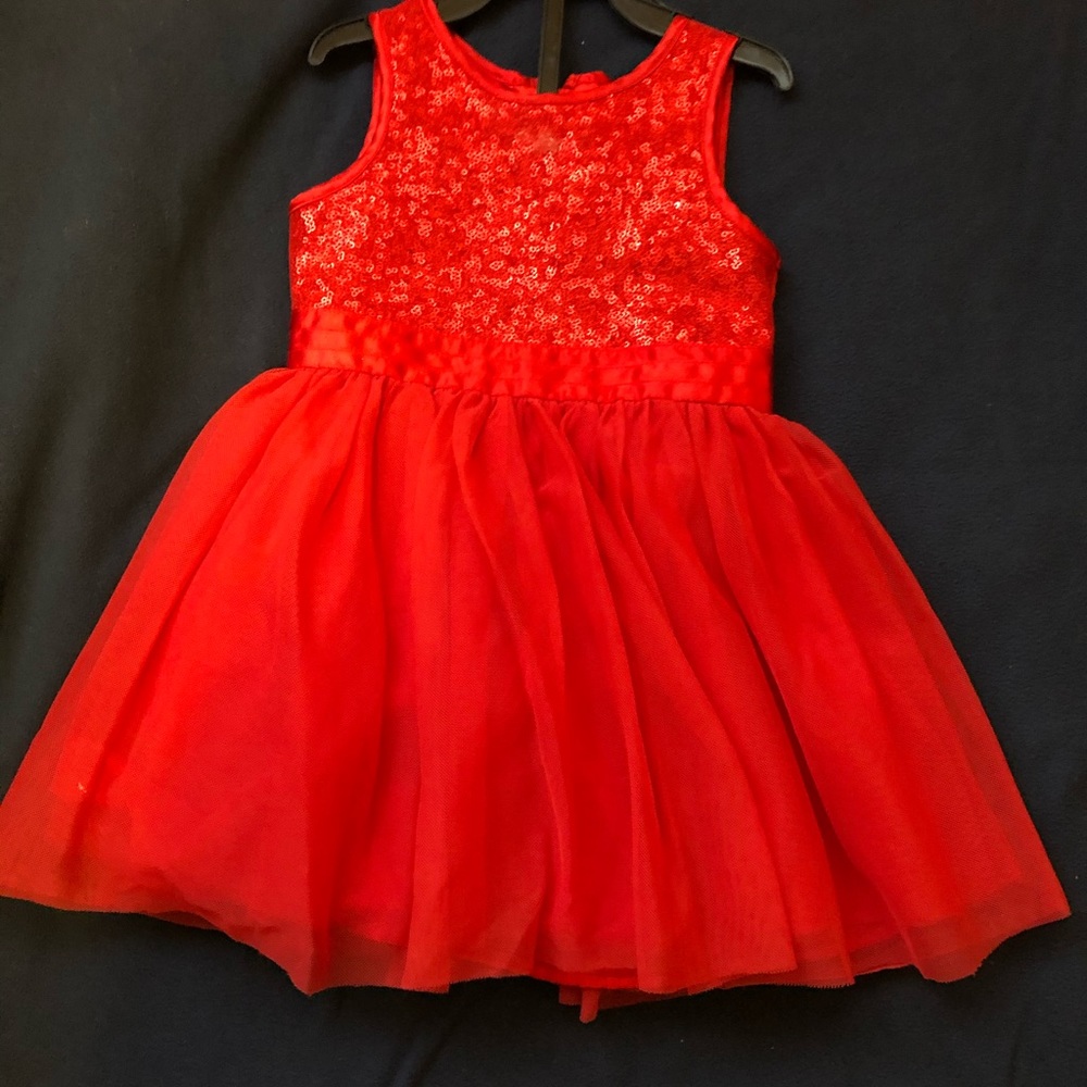 18 months Cat & Jack red sequin Holiday dress